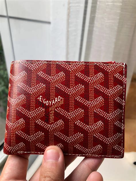 men goyard wallet|authentic goyard wallet.